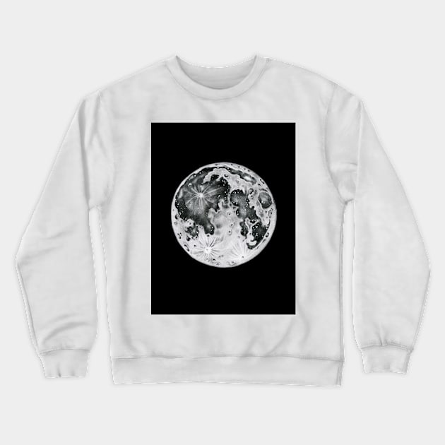 Full Moon Lunar Phase Crewneck Sweatshirt by NewburyBoutique